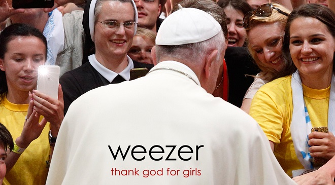 Weezer благодарят господа за «девок».